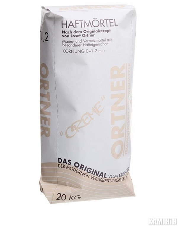 ORTNER, malta HAFTMÖRTEL creme 1000°C, krémová, 0-1.2 mm, vrece 20 kg