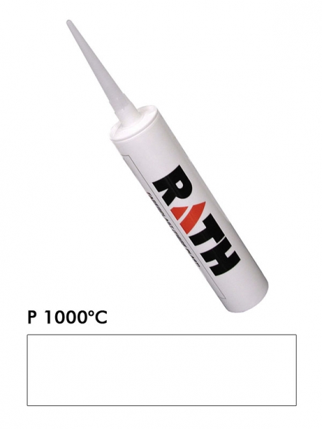 RATH, tmel FASERPLAST KERATHIN P, biely, do 1000°C, kartuša 310 ml