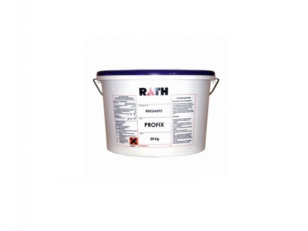 RATH, žiaruvzdorné lepidlo PROFIX, 1100 °C, fialové vedro 20 kg