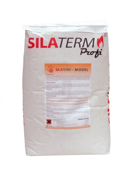 SILATERM, kachliarska omietka MODEL, zrnitosť 0-0.63 mm, vrece 20 kg
