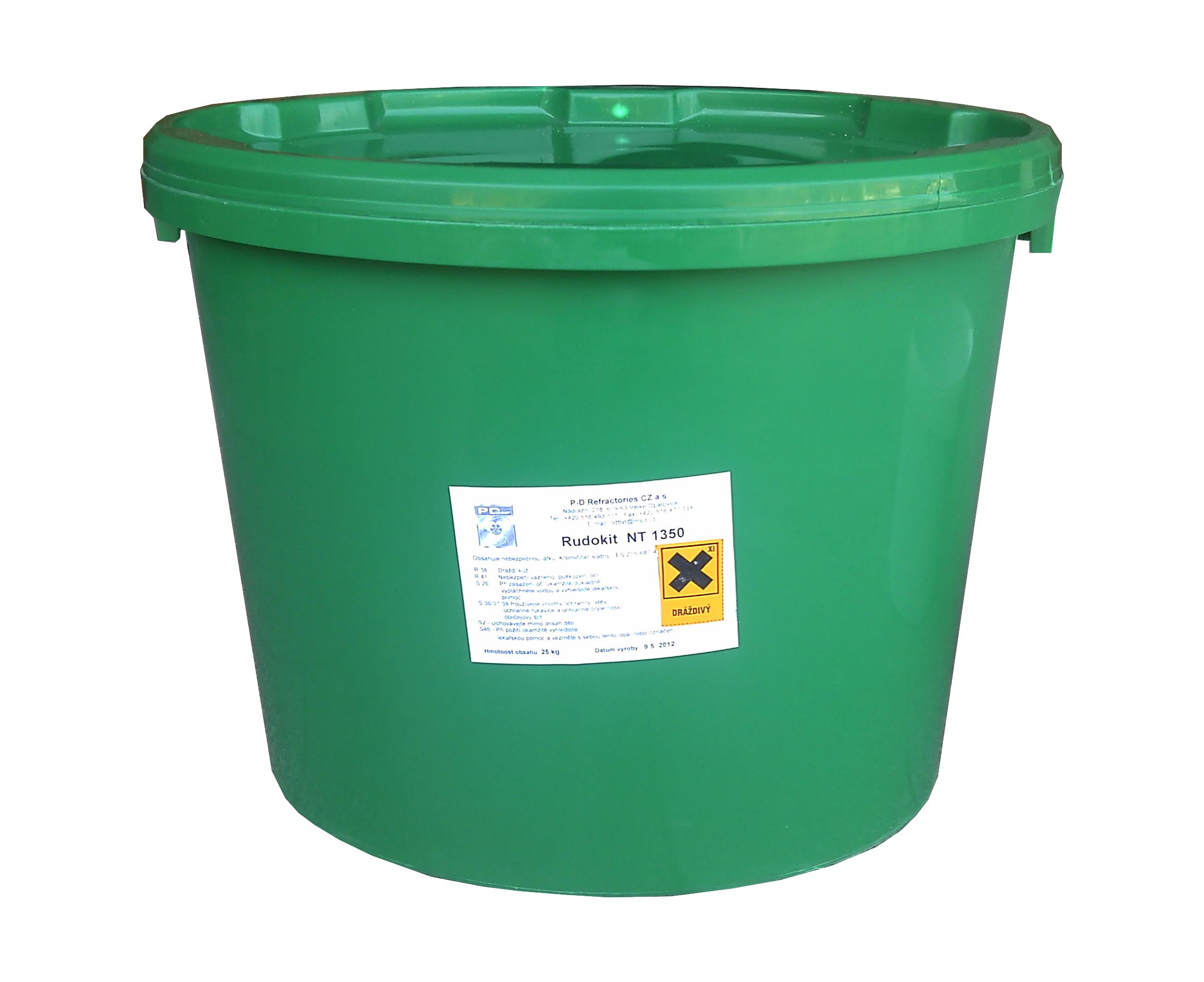 Žiaruvzdorný tmel RUDOKIT NT 1350, hrúbka zrna 0-0.5, 25 kg